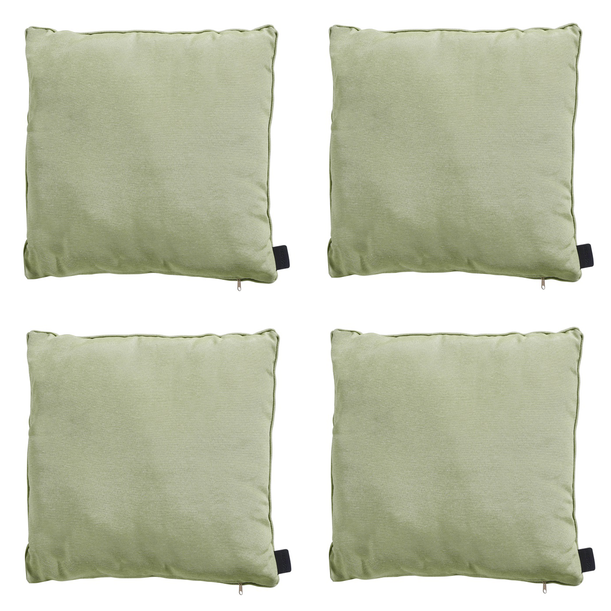 Madison - Sierkussen Panama sage - Ca. 60x60 cm - Set van 4