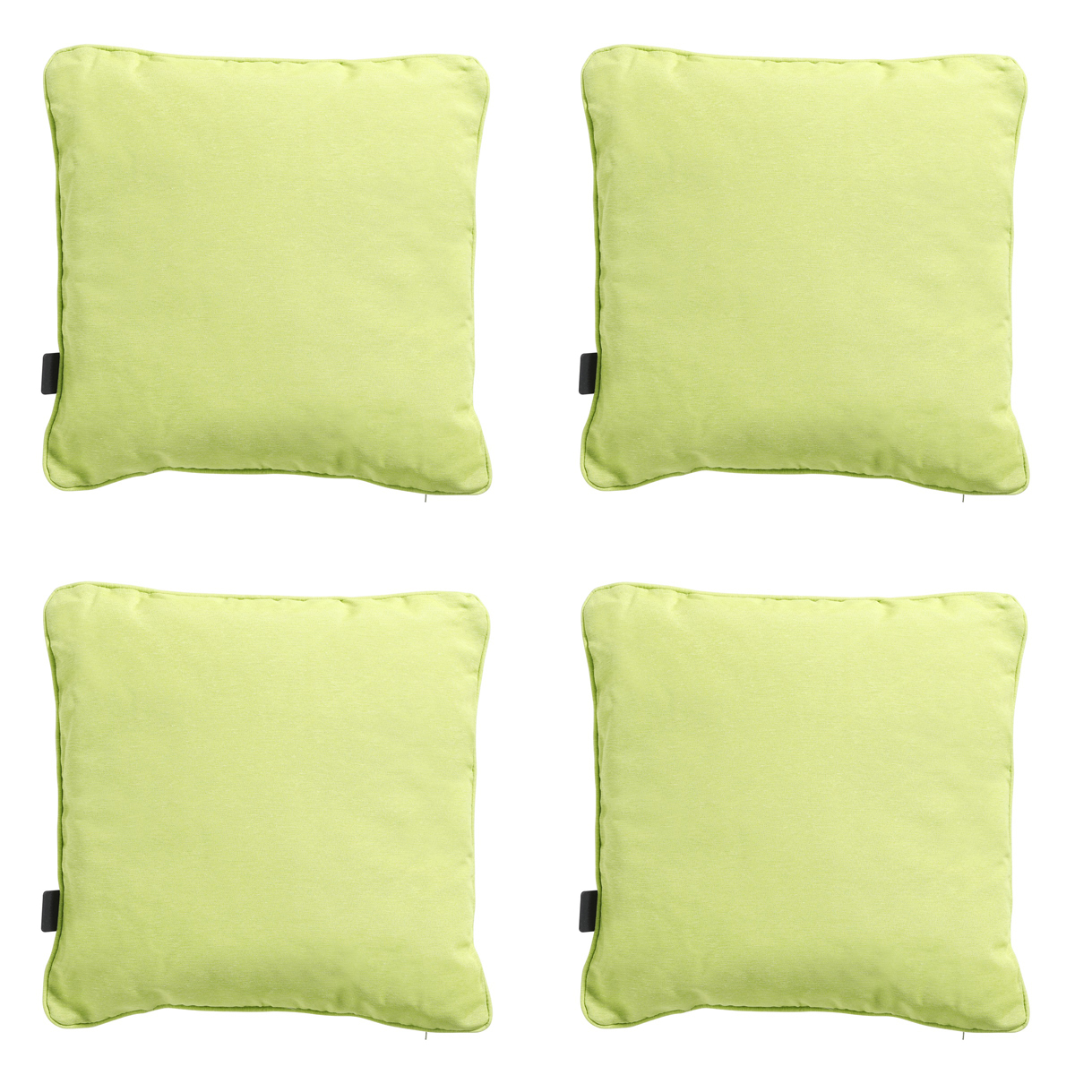 Madison -  Sierkussen Panama lime - Ca. 45x45 cm - Set van 4