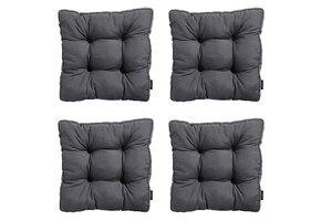 Madison -  Zitkussen Florance Panama grey - Ca. 47x47 cm - Set van 4