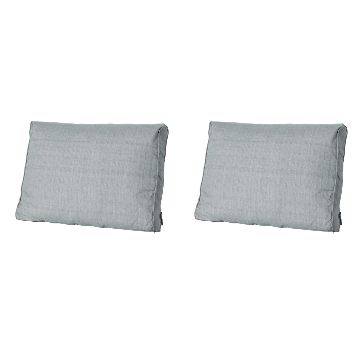 Madison -  Lounge Rugkussen Basic grey - Ca. 43x73 cm - Set van 2
