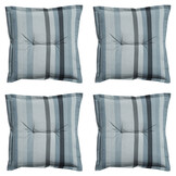 Madison -  Zitkussen Righe grey - Ca. 50x50 cm - Set van 4