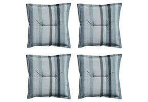 Madison -  Zitkussen Righe grey - Ca. 50x50 cm - Set van 4