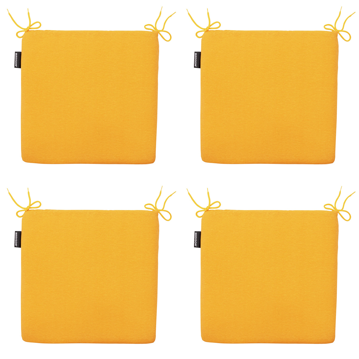 Madison -  Zitkussen Panama golden glow - Ca. 40x40 cm - Set van 4