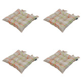 Madison -  Zitkussen Toscane Joah terra - Ca. 46x46 cm - Set van 4