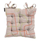 Madison -  Zitkussen Toscane Joah terra - Ca. 46x46 cm - Set van 4