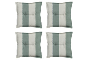 Madison -  Zitkussen Banda kaki - Ca. 50x50 cm - Set van 4