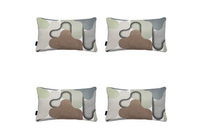 Madison -  Sierkussen Grafi sage - Ca. 30x50 cm - Set van 4