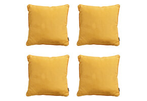 Madison -  Sierkussen Panama golden glow - Ca. 60x60 cm - Set van 4