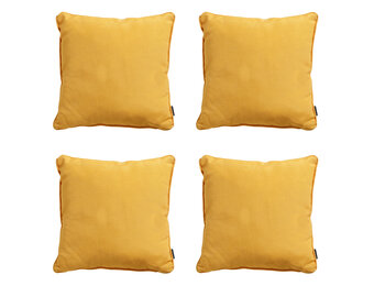Madison -  Sierkussen Panama golden glow - Ca. 60x60 cm - Set van 4
