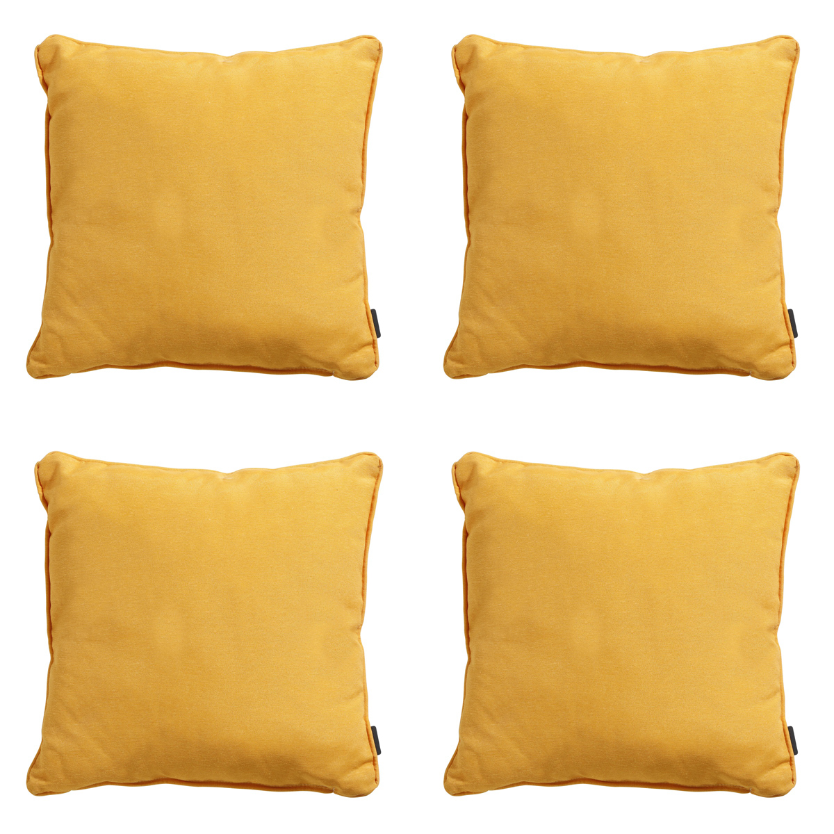 Madison -  Sierkussen Panama golden glow - Ca. 60x60 cm - Set van 4