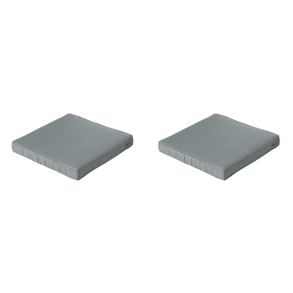 Madison -  Lounge Zitkussen Basic grey - Ca. 60x60 cm - Set van 2