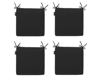 Madison -  Zitkussen Panama black - Ca. 40x40 cm - Set van 4