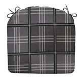 Madison -  Zitkussen Patchy grey - Ca. 46x48 cm - Set van 4