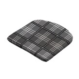 Madison -  Zitkussen Patchy grey - Ca. 46x48 cm - Set van 4