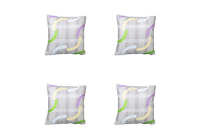 Madison -  Sierkussen Tess purple - Ca. 50x50 cm - Set van 4