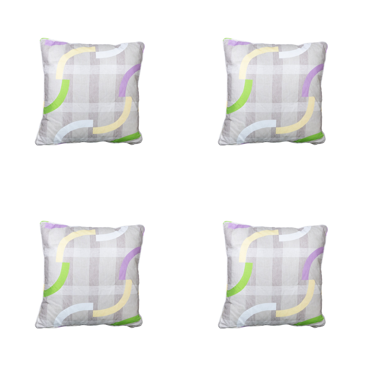 Madison -  Sierkussen Tess purple - Ca. 50x50 cm - Set van 4