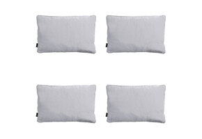 Madison -  Sierkussen Panama light grey - Ca. 40x60 cm - Set van 4