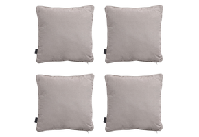 Madison -  Sierkussen Panama taupe - Ca. 45x45 cm - Set van 4