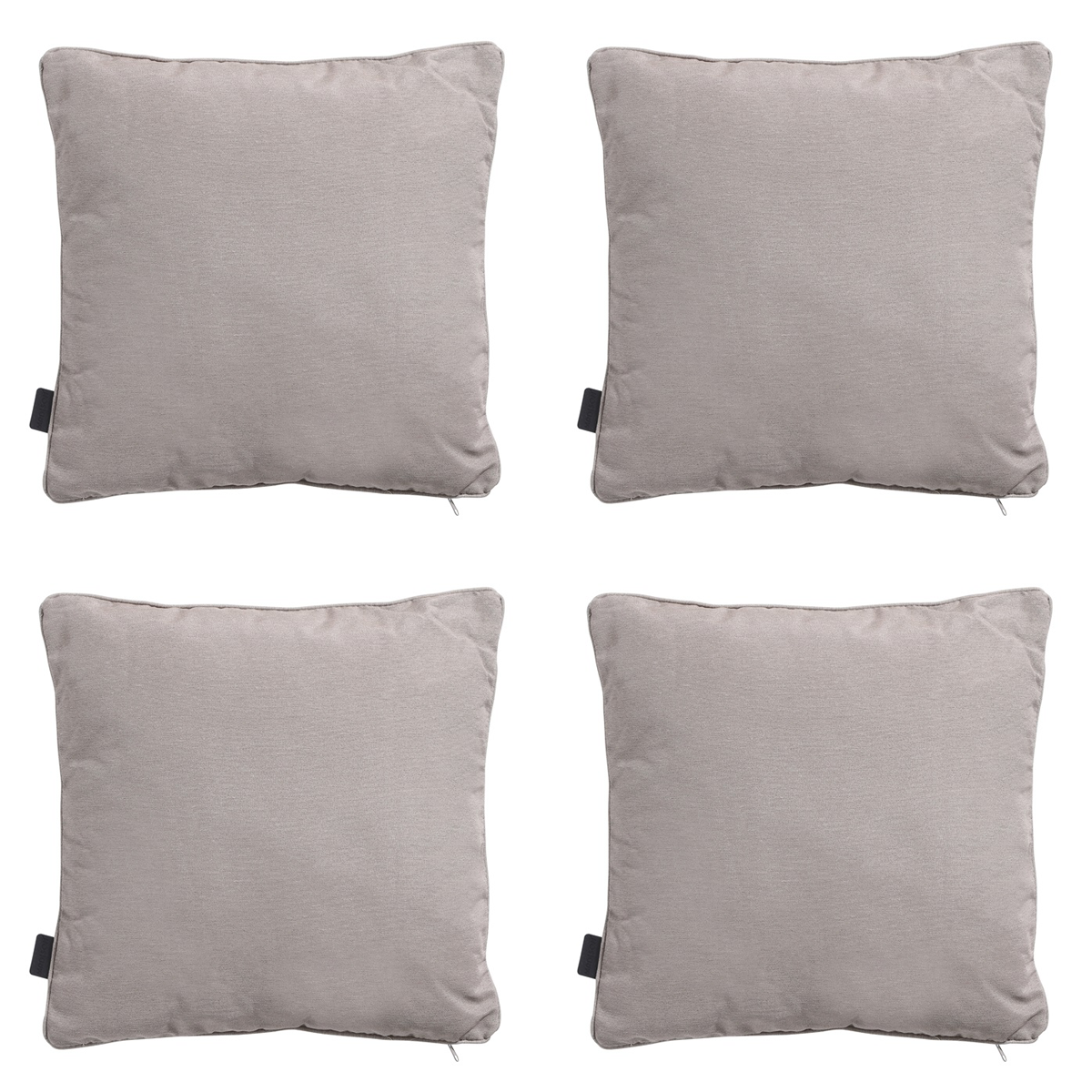 Madison -  Sierkussen Panama taupe - Ca. 45x45 cm - Set van 4