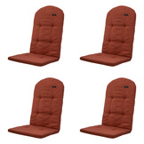 Madison -  Tuinkussen Bearchair Panama terra - Ca. 128x48 cm - Set van 4