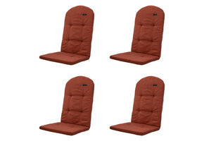 Madison -  Tuinkussen Bearchair Panama terra - Ca. 128x48 cm - Set van 4