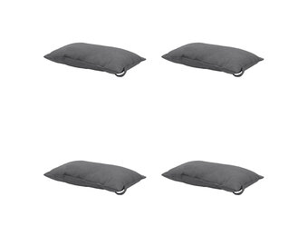 Madison -  Hoofdkussen Panama grey - Ca. 24x40 cm - Set van 4