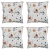 Madison -  Zitkussen Florina natural - Ca. 50x50 cm - Set van 4