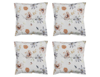 Madison -  Zitkussen Florina natural - Ca. 50x50 cm - Set van 4