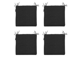 Madison -  Zitkussen Black canvas eco+ - Ca. 40x40 cm - Set van 4