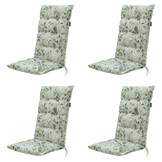 Madison -  Tuinstoelkussen Hoge Rug Diez - Ca. 123x50 cm - Set van 4