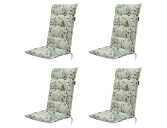 Madison -  Tuinstoelkussen Hoge Rug Diez - Ca. 123x50 cm - Set van 4