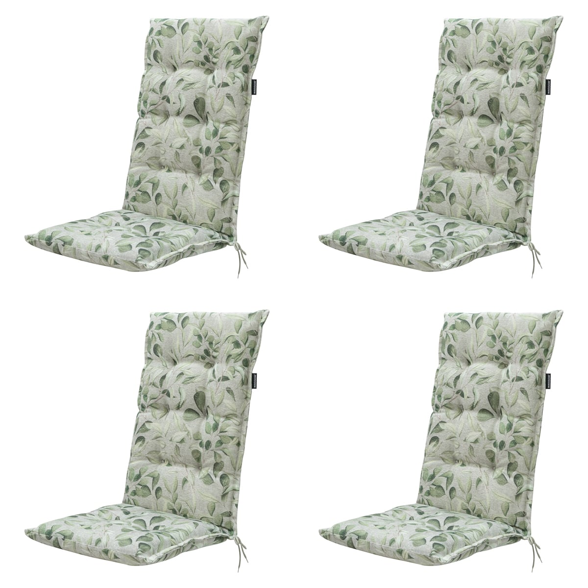Madison -  Tuinstoelkussen Hoge Rug Diez - Ca. 123x50 cm - Set van 4