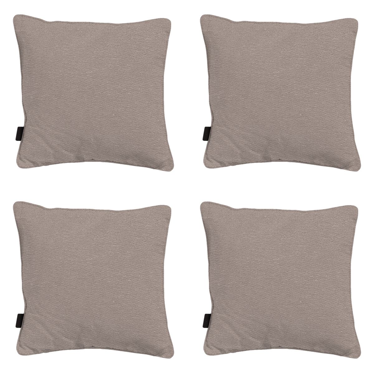 Madison -  Sierkussen Panama jute - Ca. 60x60 cm - Set van 4