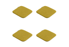 Madison -  Zitkussen Panama mustard - Ca. 40x40 cm - Set van 4