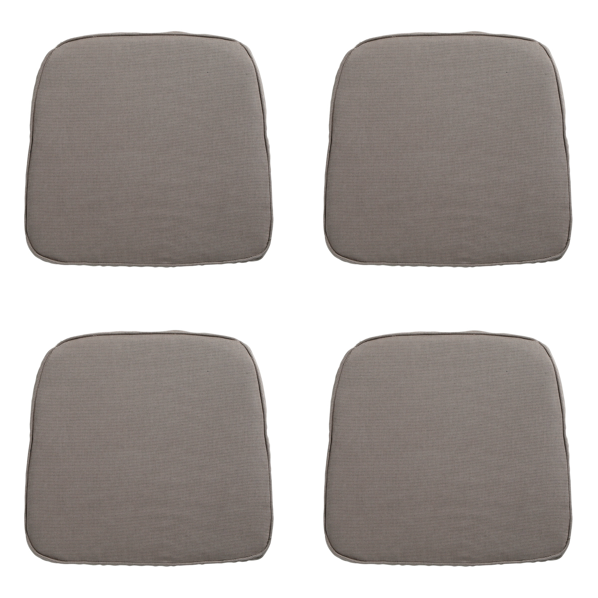 Madison -  Zitkussen Wicker Rib liver - Ca. 48x48 cm - Set van 4