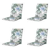 Madison -  Stapelstoelkussen Bliss blue - Ca. 97x49 cm - Set van 4