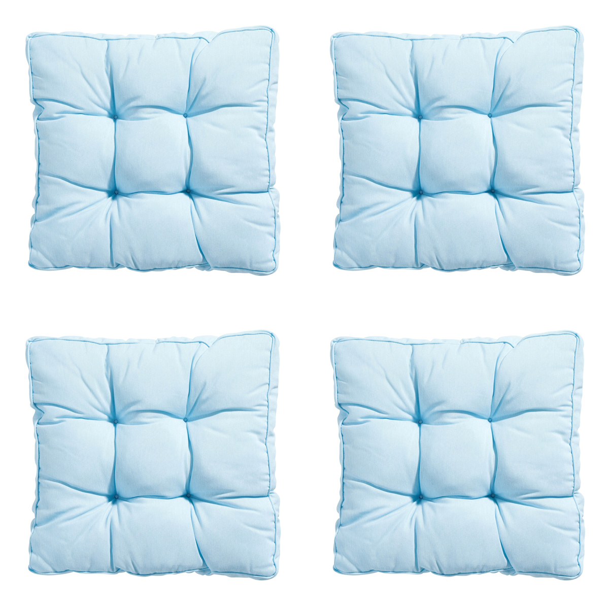 Madison -  Zitkussen Florance Panama skyway - Ca. 47x47 cm - Set van 4