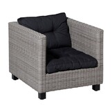 Madison -  Florance Zitkussen Basic black - Ca. 60x60 cm - Set van 2