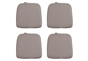 Madison -  Zitkussen Wicker Panama taupe - Ca. 48x48 cm - Set van 4