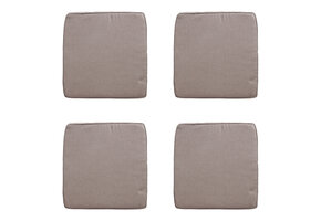 Madison -  Zitkussen Wicker Rib liver - Ca. 48x48 cm - Set van 4