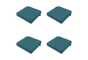 Madison -  Zitkussen Sea blue canvas eco+ - Ca. 40x40 cm - Set van 4