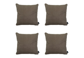 Madison -  Sierkussen Taupe canvas eco+ - Ca. 50x50 cm - Set van 4