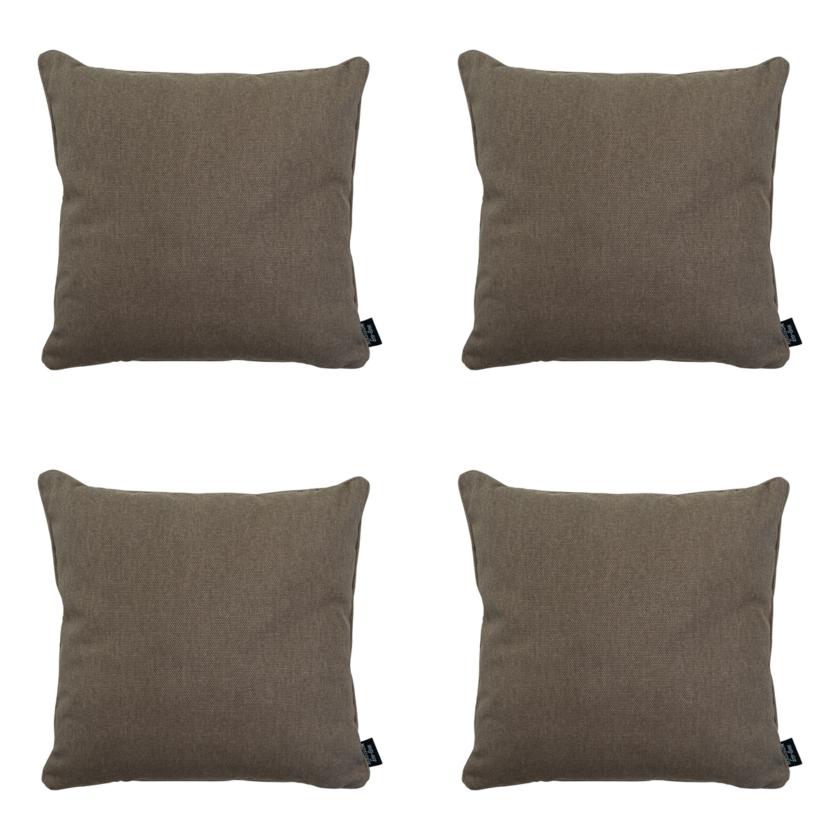 Madison -  Sierkussen Taupe canvas eco+ - Ca. 50x50 cm - Set van 4