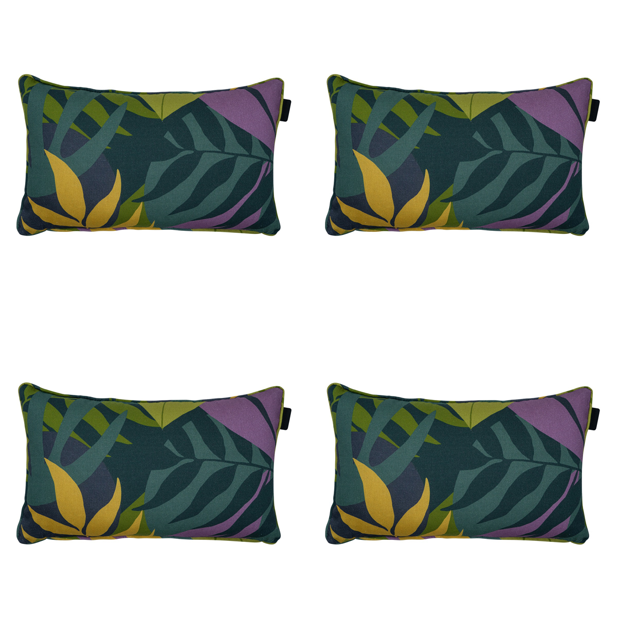 Madison -  Sierkussen Iven green - Ca. 30x50 cm - Set van 4