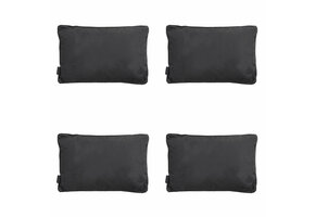 Madison -  Sierkussen Panama black - Ca. 40x60 cm - Set van 4