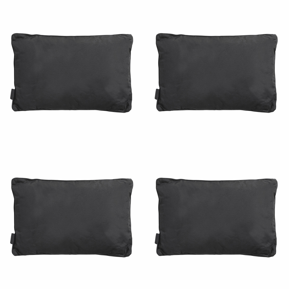 Madison -  Sierkussen Panama black - Ca. 40x60 cm - Set van 4