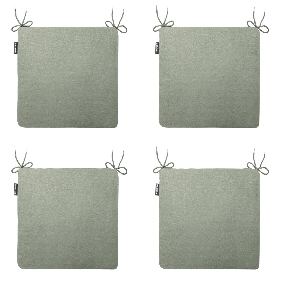 Madison -  Zitkussen Napels kaki - Ca. 40x40 cm - Set van 4