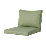 Madison -  Lounge Rugkussen Basic green - Ca. 40x60 cm - Set van 2