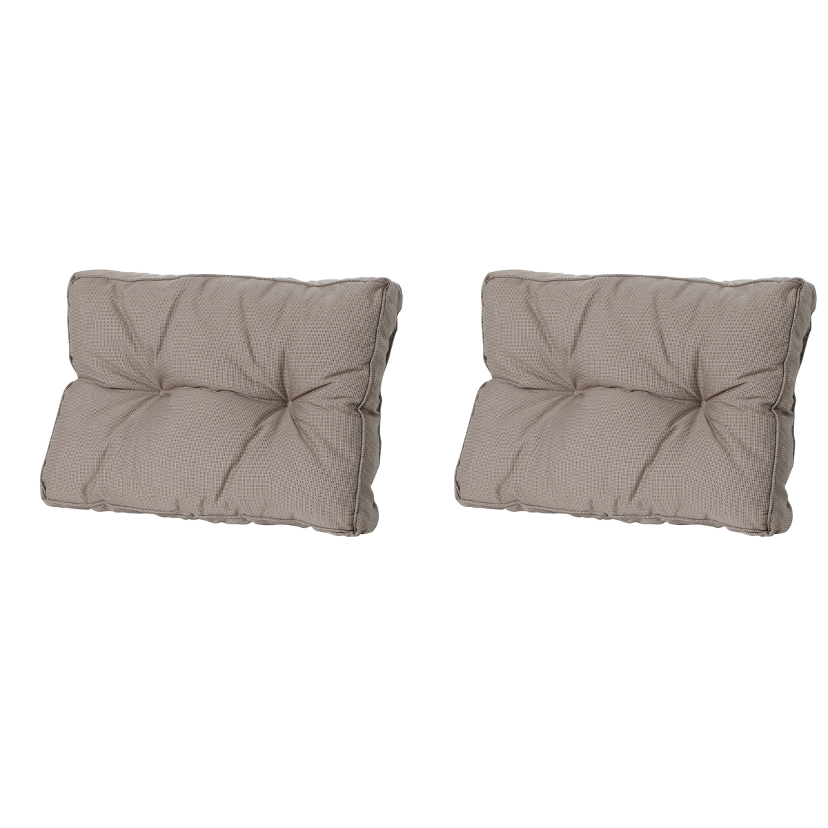 Madison -  Florance Rugkussen Rib liver - Ca. 43x73 cm - Set van 2