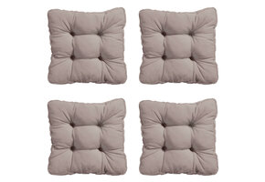 Madison -  Zitkussen Florance Panama jute - Ca. 47x47 cm - Set van 4